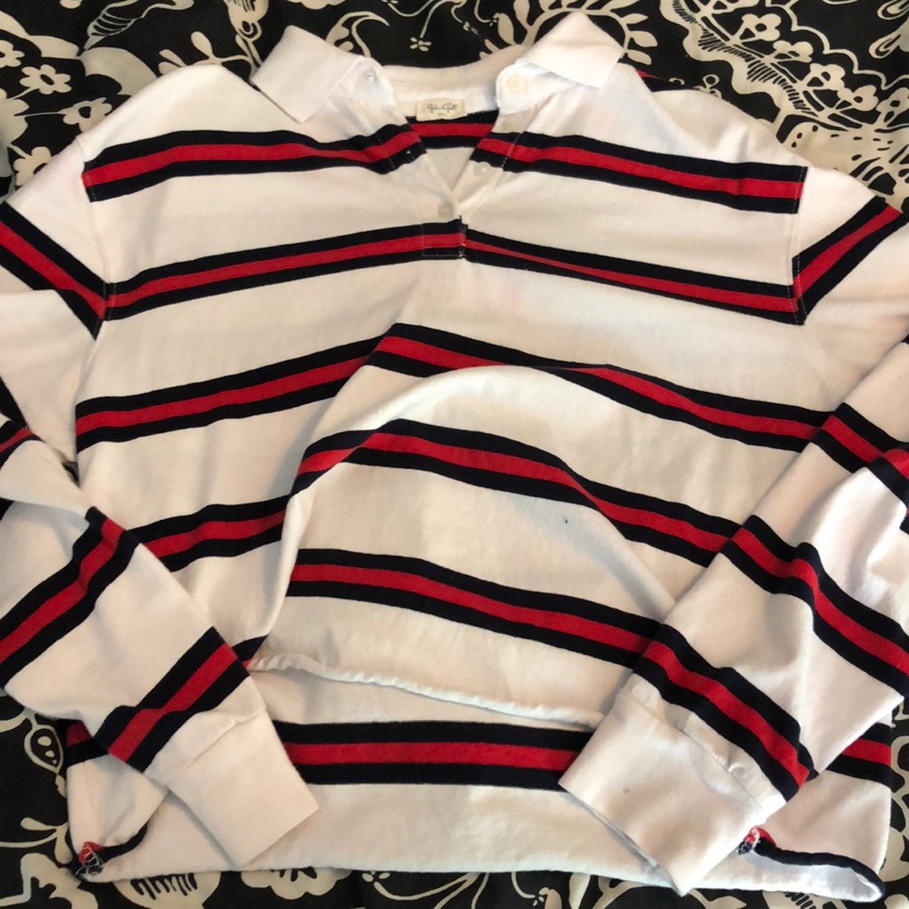 brandy melville polo long sleeve
